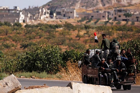 الجيش السوري يدخل بلدة صرين في ريف حلب الشرقي