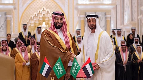 محمد بن سلمان وولي عهد أبوظبي يرأسان الاجتماع الثاني لمجلس التنسيق السعودي الإماراتي