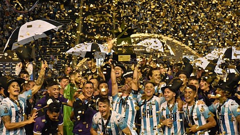 راسينغ يتوَّج بطلًا لكأس أبطال الدوري الأرجنتيني