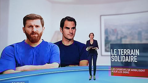 بالفيديو.. قناة تلفزيونية تعرض صورة شبيه ميسي على أنه النجم الأرجنتيني