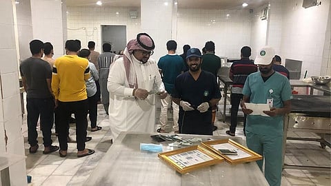 بالصور.. «موارد الرياض» تواصل الحملات الرقابية للتأكد من تطبيق الإجراءات الاحترازية