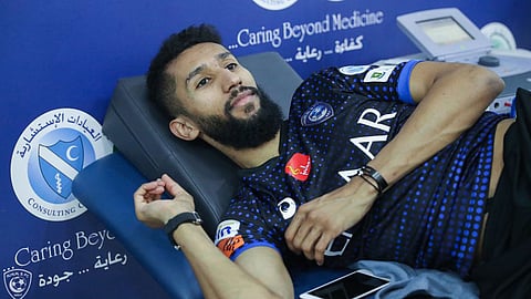 الهلال يفقد سلمان الفرج أمام العدالة والأهلي