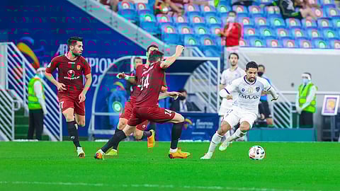 التعادل السلبي يحكم الشوط الأول من مواجهة الهلال وشهر خودرو