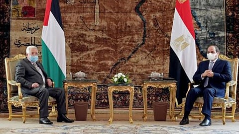 تفاصيل اجتماع «قصر الاتحادية» بين الرئيس المصري ونظيره الفلسطيني