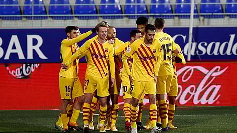 برشلونة يستهل 2021 بعرض قوي في مواجهة هويسكا