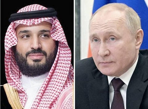 Vladimir Putin, Crown Prince Muhammad Bin Salman, 