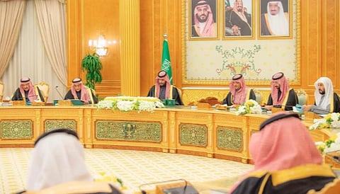 HRH the Crown Prince Chairs Cabinet Session
