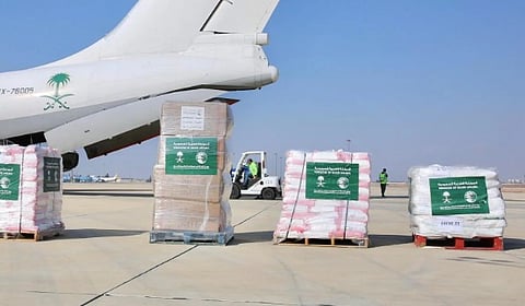 Thirteenth Saudi Relief Plane Arrives in Syria
