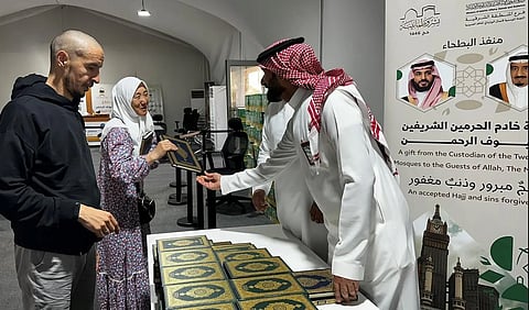 Russian Pilgrims Depart with Gratitude After Heartfelt Farewell at Al-Batha Border Crossing