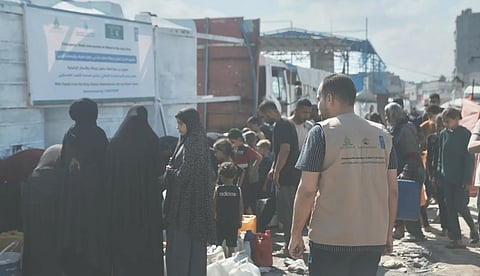 KSrelief Continues Water Supply Support for Gaza in Cooperation with UNDP
