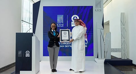 KAFD Receives Guinness World Record for World’s Largest Continuous Pedestrian Skywalk Network
