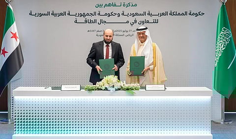 Minister of Energy and Syrian Counterpart Sign MoU on Energy Cooperation
