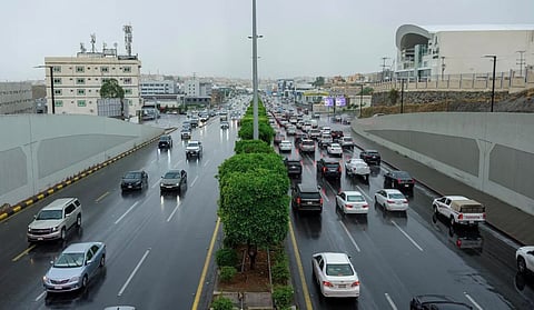 Aseer Region Bathed in Heavy Rainfall
