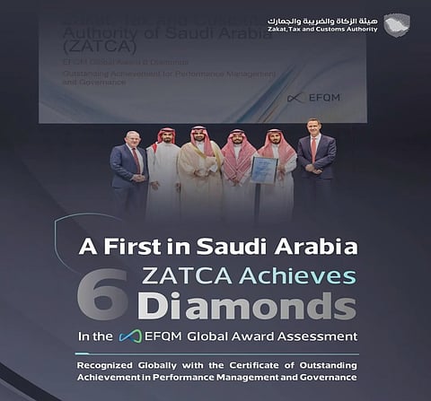 ZATCA Achieves 6 Diamonds in the EFQM Global Award Assessment

