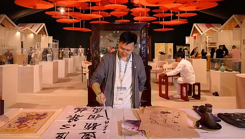 China Showcases Rich Heritage with Live Craft Demonstrations at Saudi International Handicrafts Week