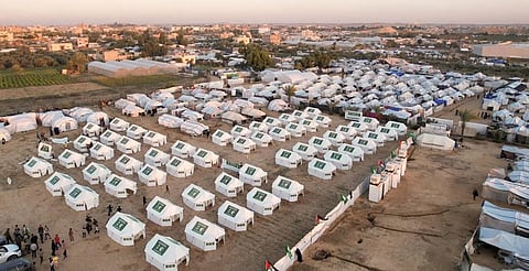 KSrelief Expands Aid Efforts with New Camp for Families in Gaza
