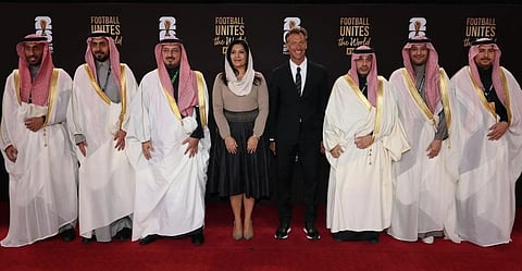 Saudi Ambassador to the U.S. Attends the World Cup Draw with the Saudi Delegation