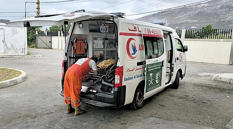 Supported by KSrelief, Miniyeh Ambulance Completes 43 Missions in One Week