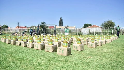 KSrelief Distributes 500 Food Baskets in South Africa’s Actonville
