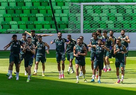Saudi Team Holds Final Training Session in Austin Before Cape Verde Match
