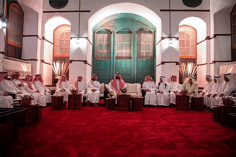 Saudi Crown Prince meets a Group of Saudi Intellectuals