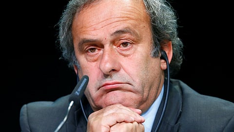 Michel Platini, the former president of UEFA. 