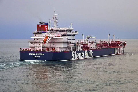 An archive photo of Stena Impero