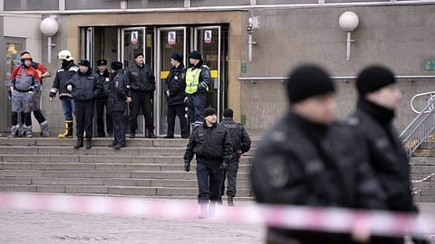 Armed security officers search office of Russian rights group