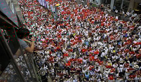 Hong Kong riot police move to curb airport protest after violent clashes