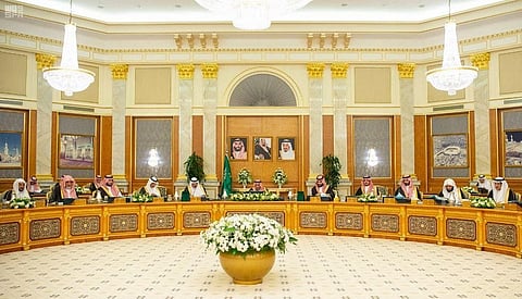 King Salman Chairs Saudi Arabia's Cabinet Session in Jeddah