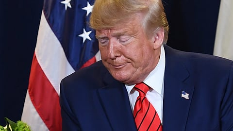 US President Donald Trump 