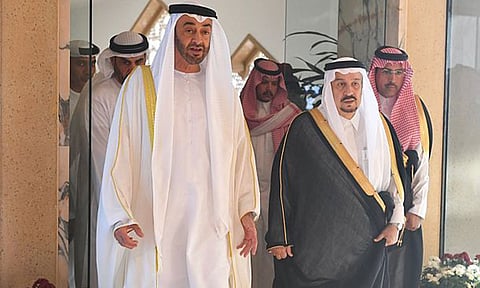 Abu Dhabi’s Crown Prince in Riyadh