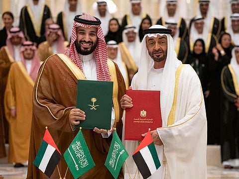 Saudi editorials highlights Riyadh and Abu Dhabi strong ties with Crown prince visit