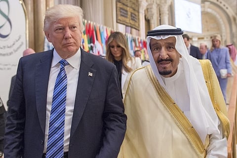 King Salman Makes a Phone Call with Trump After Florida’s Accident