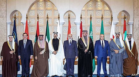 Oil ministers of OAPEC meeting in Kuwait City.