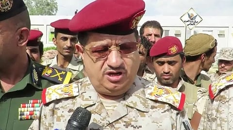 Yemeni Minister of Defense Mohammed al-Maqdisi. 