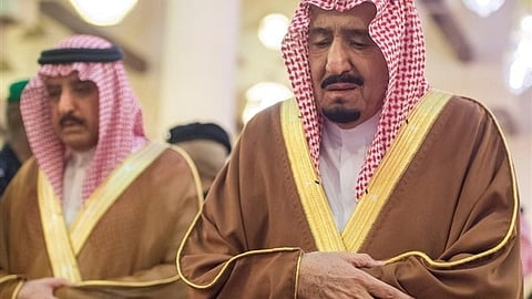 King Salman Performs Funeral Prayers for Late Prince Talal bin Saud bin Abdulaziz