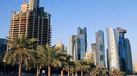 A general view of the Corniche Towers is seen in Doha, Qatar February 5, 2019. (Reuters)