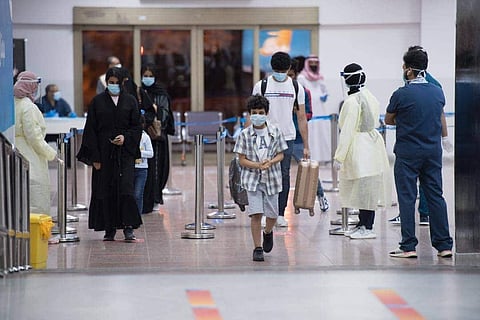252 Citizens Arrive at King Abdulaziz international Airport Coming from London