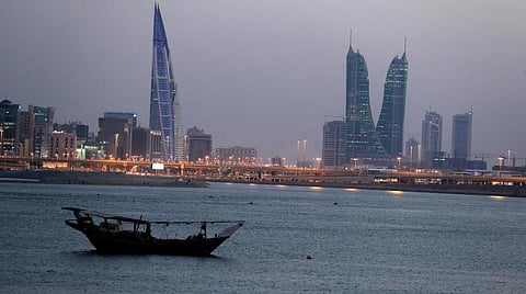 A view of Bahrain’s financial district in the capital city of Manama. (Reuters)
