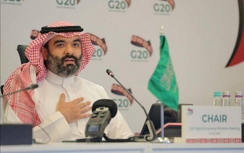 Saudi Arabia’s Minister of Communications and Information Technology Abdullah Al-Swaha.
