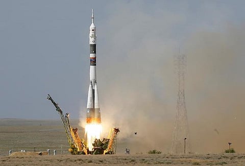 The King Abdulaziz City for Science and Technology (KACST) announced Monday the launch of the "Shaheen Sat" satellite successfully; from Baikonur base in the Republic of Kazakhstan on board Russian rocket "Soyuz 2".