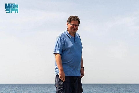 UK Ambassador Interacts with Umluj Dolphins Story
