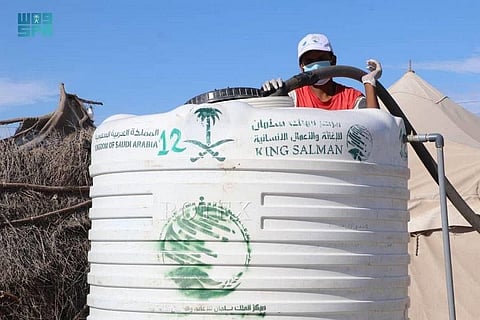 Saudi Arabia Continues Implementing Water Supply in Hodeidah Governorate