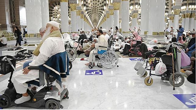 «هيئة العناية بالحرمين» تخصص مسارات خاصة لكبار السن وذوي الإعاقة في المسجد الحرام 