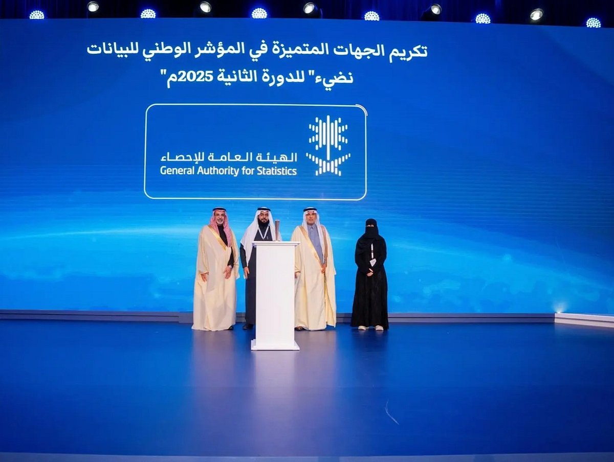 رئيس «سدايا» يكرّم 6 جهات حكومية تميّزت في نتائج المؤشر الوطني للبيانات «نُضيء» 