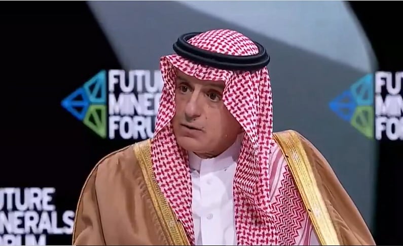 عادل الجبير: موقف المملكة ثابت ويرتكز على الحوار وحل القضايا بالوسائل السلمية 