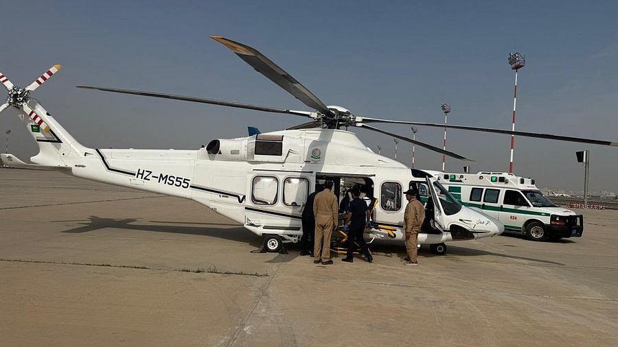 إخلاء طبي لمواطن من الكويت لاستكمال علاجه في المملكة 