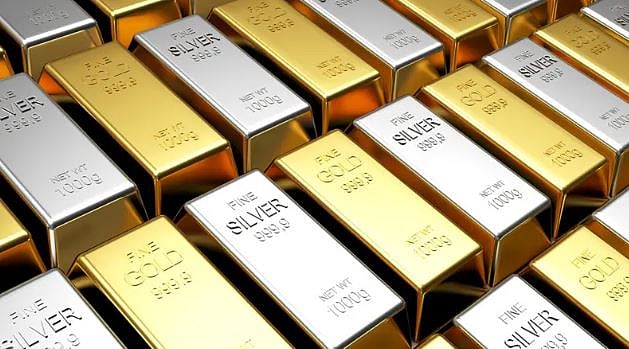 انخفاض أسعار الذهب 1% والفضة 2.7% 