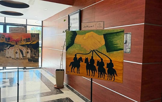 «تعليم عسير» يحتفي بيوم التأسيس بمعرض فني يجسد الهوية الوطنية 